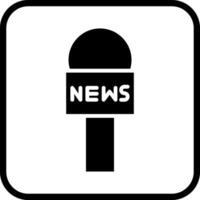 News Microphone Icon Design vector