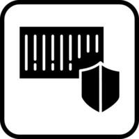 Barcode Security Icon Design vector