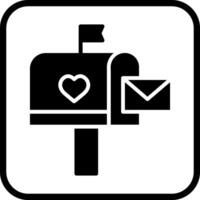 Mailbox with Mail Icon Design vector