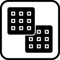 Waffle Icon Design vector