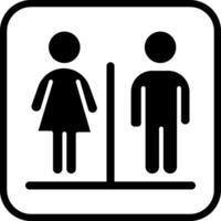 Restroom Sign Icon Design vector