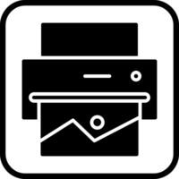 Photo Printing Icon Design vector