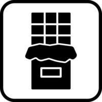 Chocolate Bar Icon Design vector