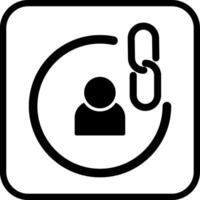 Contact Links Icon Design vector