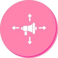 Ad Campaign Icon Design vector