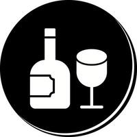 Wine Glass Icon Design vector