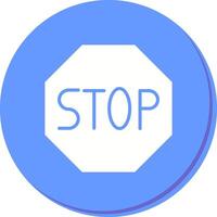 Stop Sign Icon Design vector