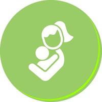 Mother and Child Icon Design vector