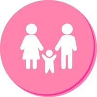 Family Photo Icon Design vector