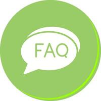 FAQ Section Icon Design vector