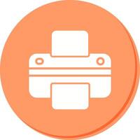 Printer Icon Design vector