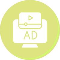 Ad Icon Design vector