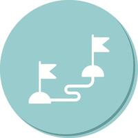 Milestones Icon Design vector