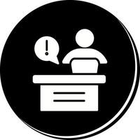 Service Desk Icon Design vector
