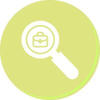 Job Hunting Icon Design vector