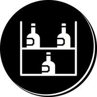 Wine Rack Icon Design vector
