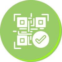 Barcode Verification Icon Design vector