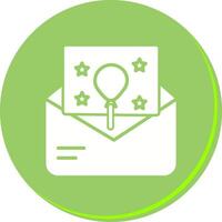 Party Invitation Icon Design vector