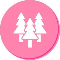 Evergreen Tree Icon Design vector