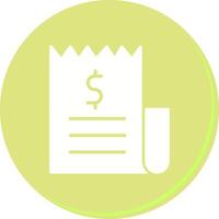 Bill Icon Design vector