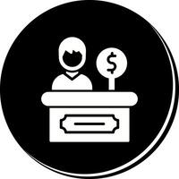 Cashier Icon Design vector