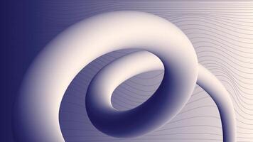 Trendy spiral gradient Background with wavy lines vector