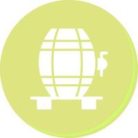 Wine Cask Icon Design vector
