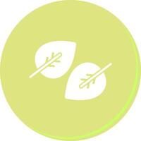 Fallen Leaf Icon Design vector