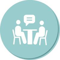 News Interview Icon Design vector