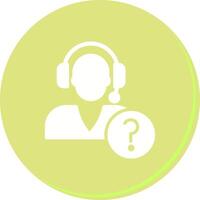 Help Request Icon Design vector