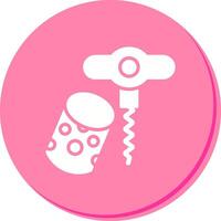 Wine Cork Icon Design vector