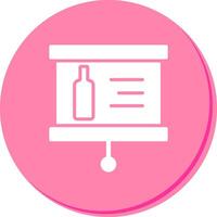 Wine Presentation Icon Design vector