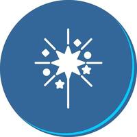 Sparklers Icon Design vector