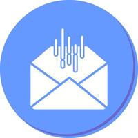 Mail Sorting Icon Design vector