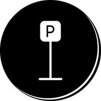 P Button Icon Design vector