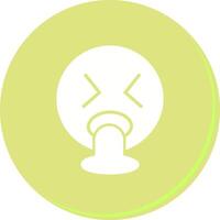 Face Vomiting Icon Design vector
