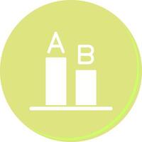 AB Testing Icon Design vector