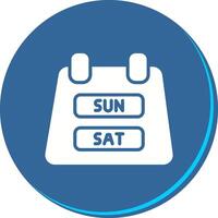 Weekend Getaway Icon Design vector