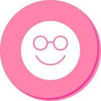 Nerd Face Icon Design vector