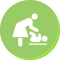 Changing Table Icon Design vector