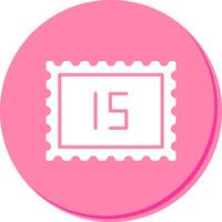Postage Due Icon Design vector