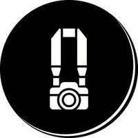 Camera Straps Icon Design vector