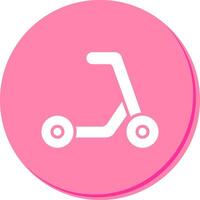 Kick Scooter Icon Design vector