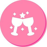 Wine Party Icon Design vector