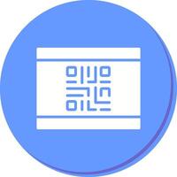 QR Code Business Card Icon Design vector