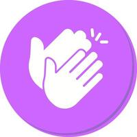 Clapping Hands Icon Design vector