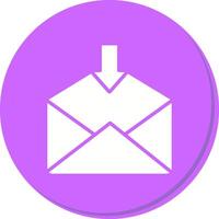 Receive Icon Icon Design vector