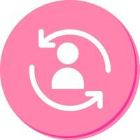 Retargeting Icon Design vector