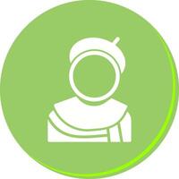 Caricature Artist Icon Design vector