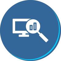 Data Research Icon Design vector